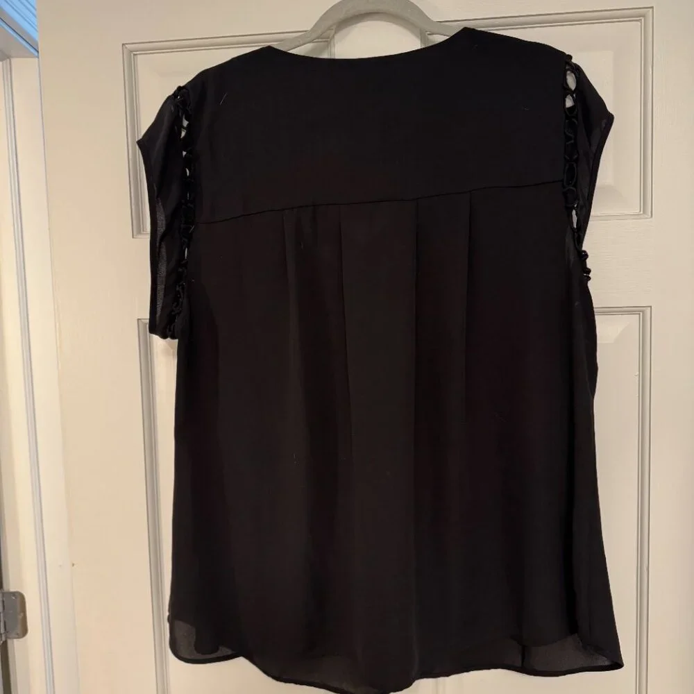 Daniel Rainn Black Blouse. 2X - Picture 3 of 4